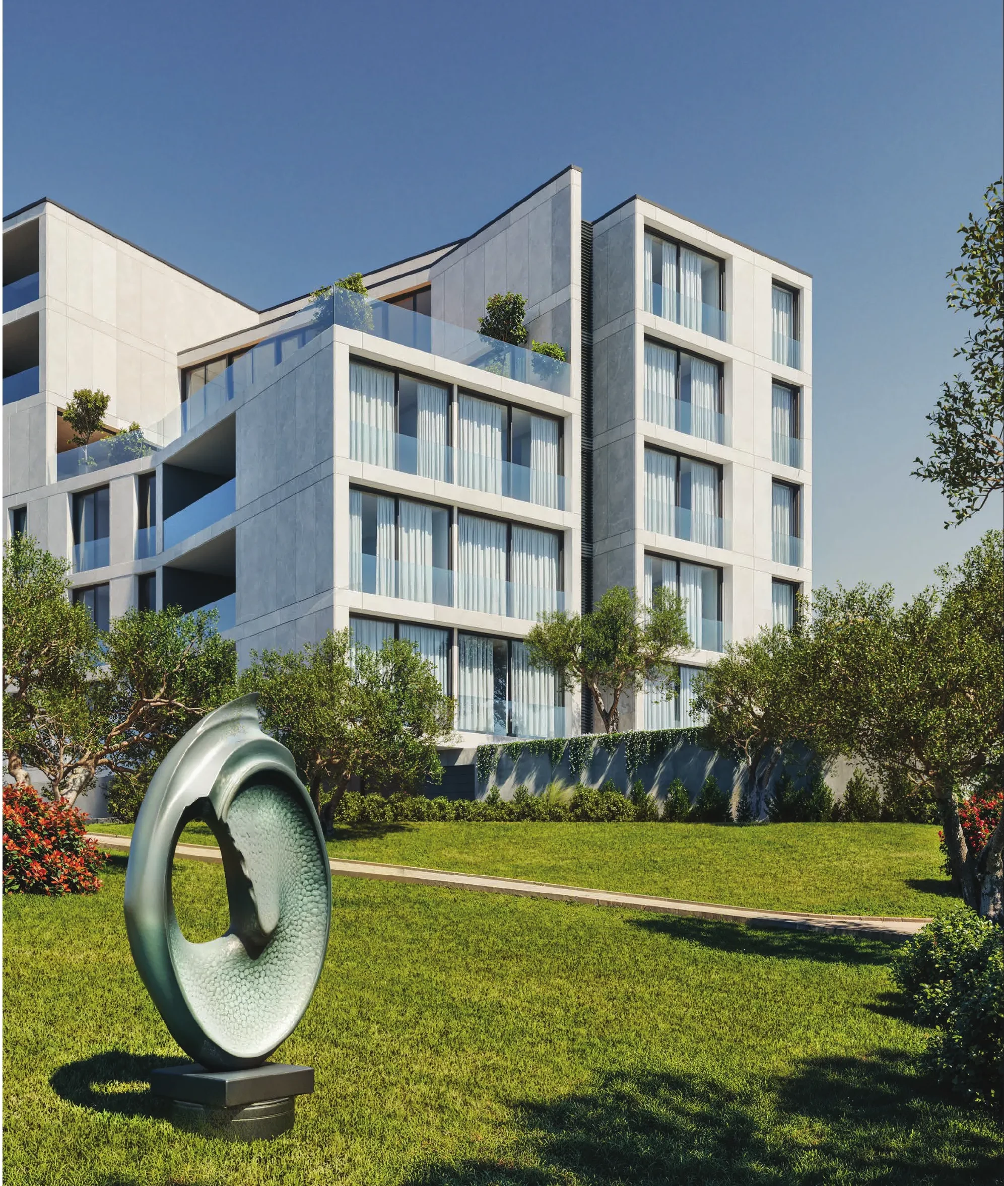 Piscina com vistas para o mar